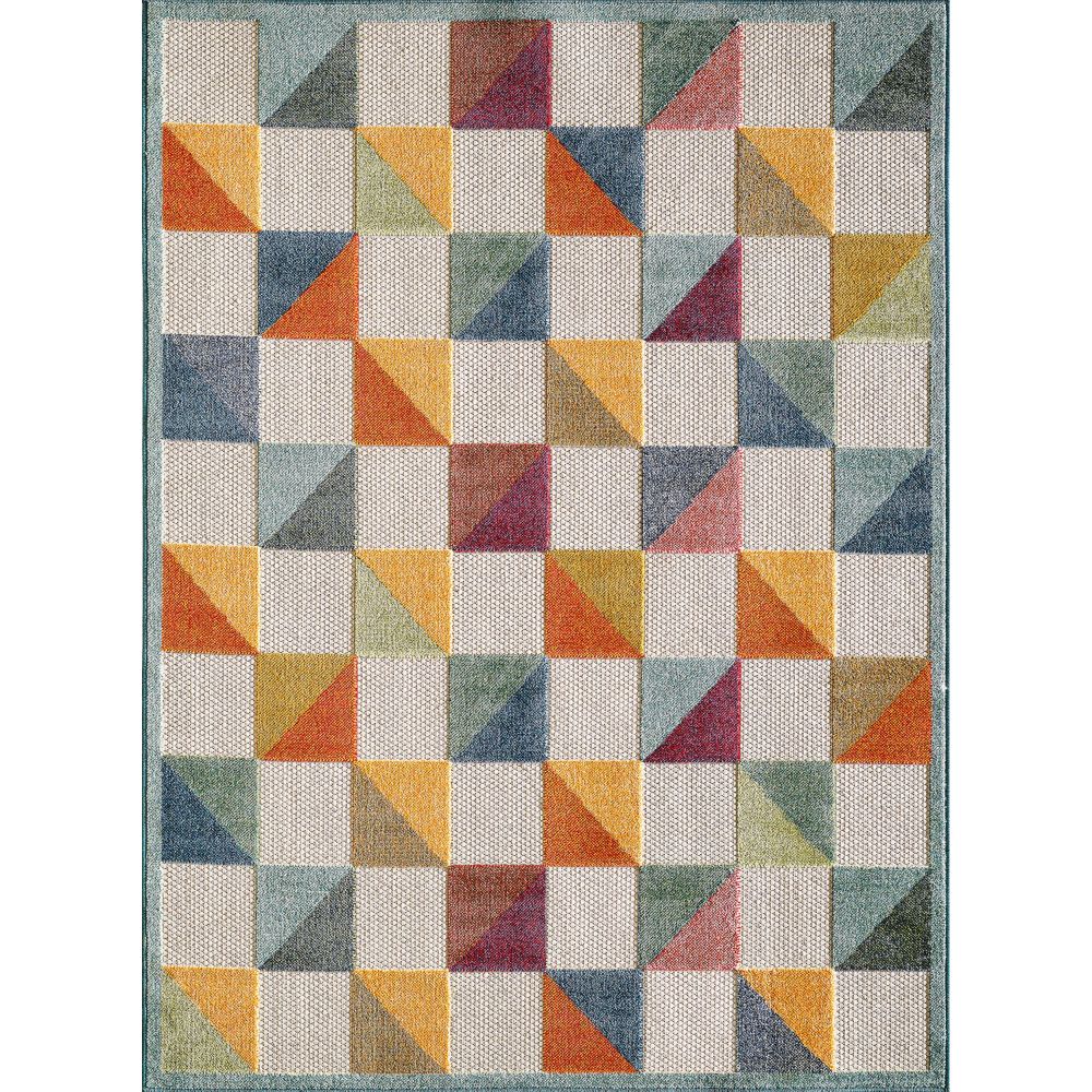 KAS CAA6930 Calla 3 Ft. 3 In. X 4 Ft. 11 In. Rectangle Rug in Ivory/Multi